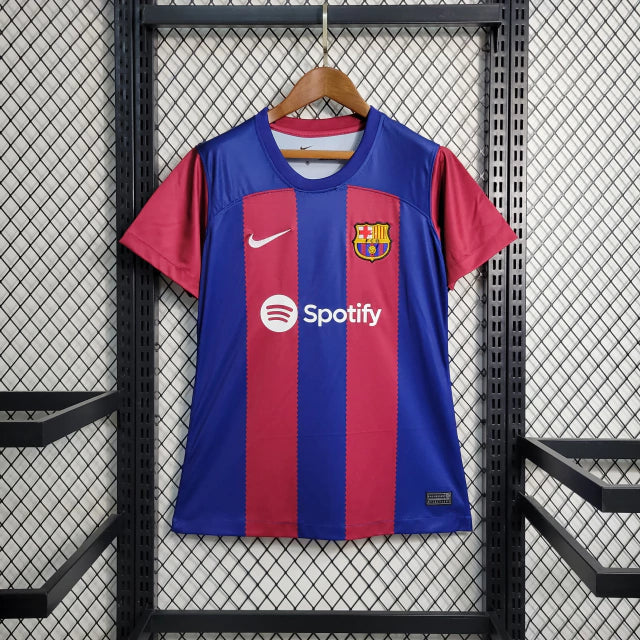 Nova Camisa Barcelona I 23/24 Vermelha e Azul - (FRETE GRÁTIS)