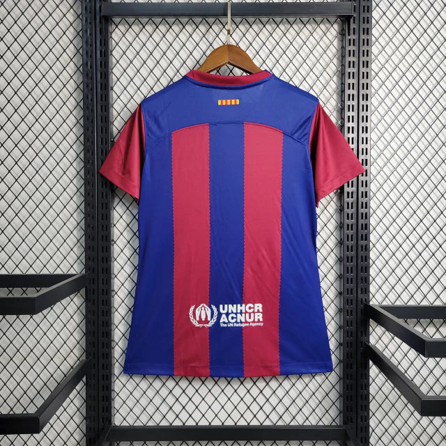 Nova Camisa Barcelona I 23/24 Vermelha e Azul - (FRETE GRÁTIS)