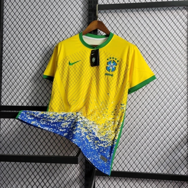 Nova Camisa da Seleção Brasileira EDIÇAO ESPECIAL Amarelo e Azul