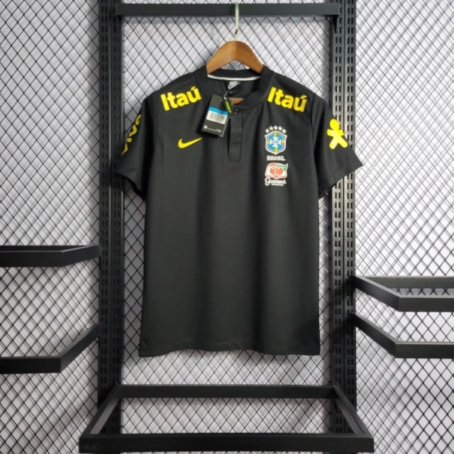 Nova Camisa da Seleção Brasileira PRÉ JOGO Preta