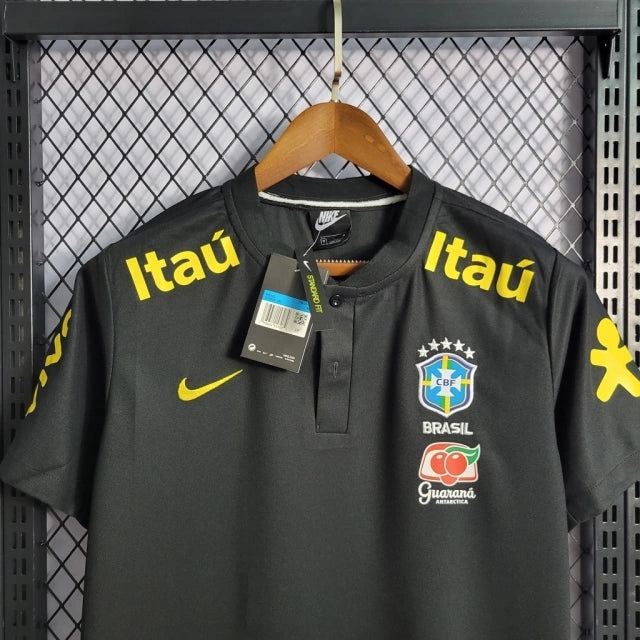 Nova Camisa da Seleção Brasileira PRÉ JOGO Preta