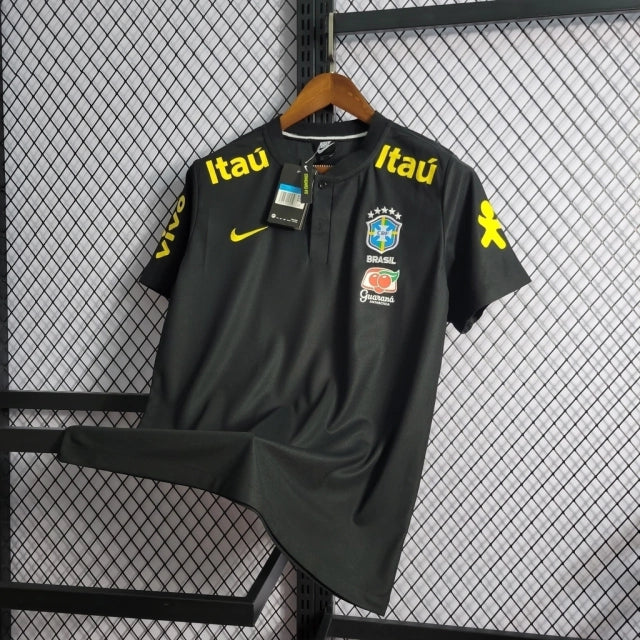 Nova Camisa da Seleção Brasileira PRÉ JOGO Preta