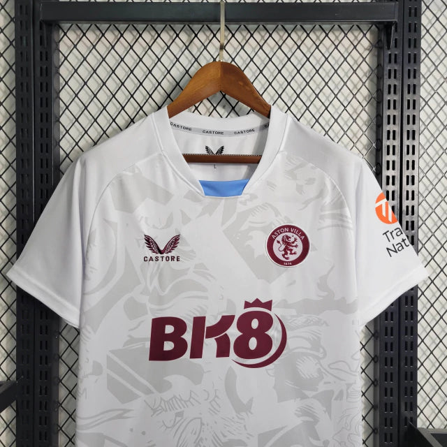 Nova Camisa Aston Villa 2 Torcedor 2023/24 [FRETE GRÁTIS]