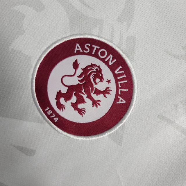 Nova Camisa Aston Villa 2 Torcedor 2023/24 [FRETE GRÁTIS]