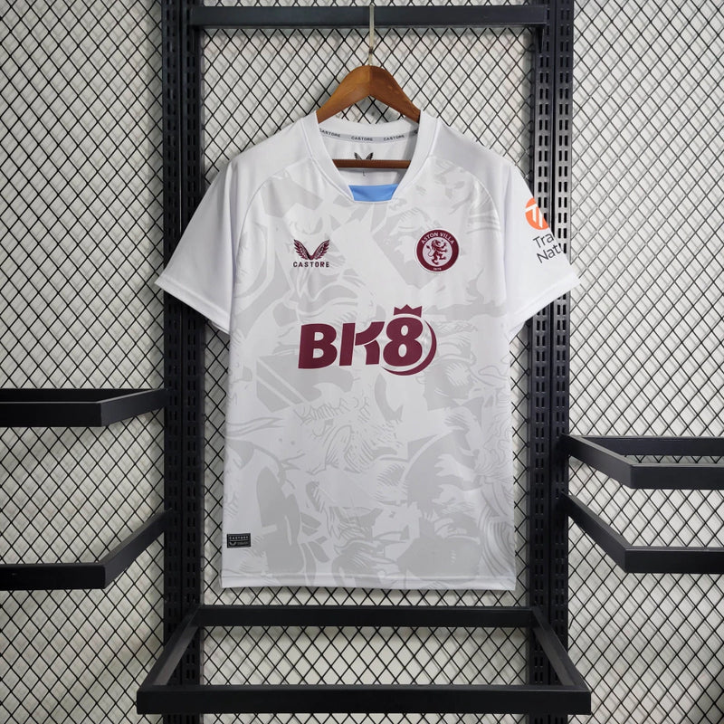 Nova Camisa Aston Villa 2 Torcedor 2023/24 [FRETE GRÁTIS]