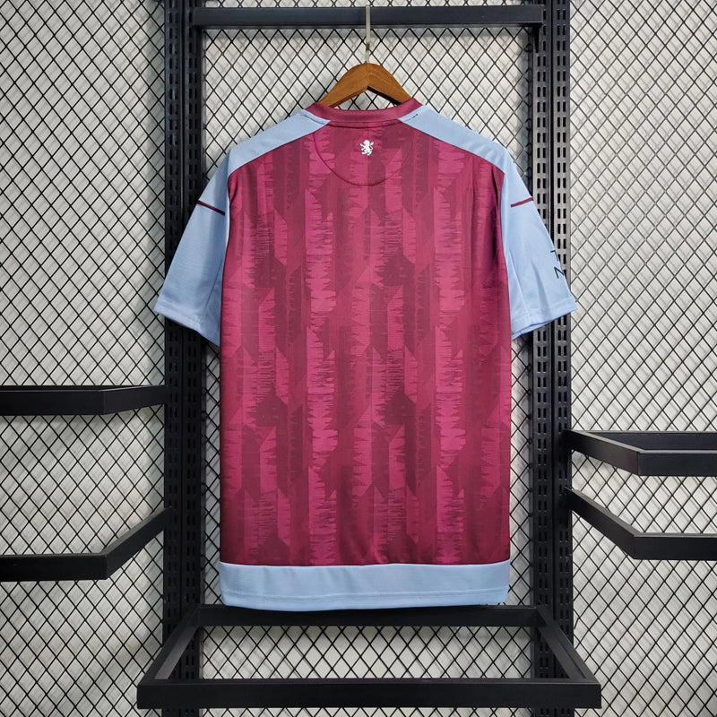 Nova Camisa Aston Villa 1 Torcedor 2023/24 [FRETE GRÁTIS]