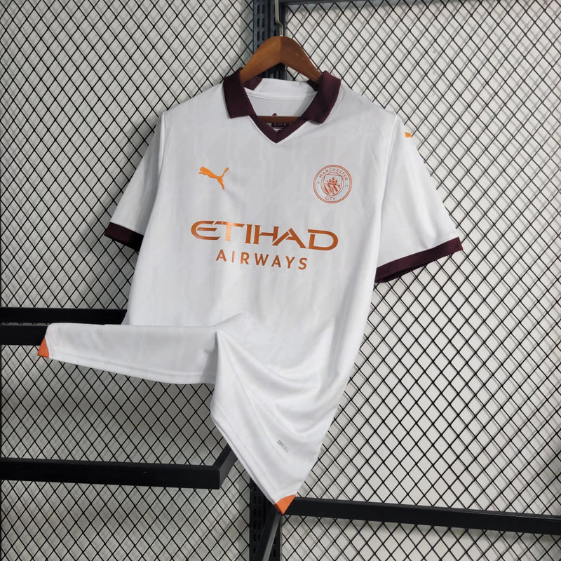 Nova Camisa Manchester City Branca 2023/24 [FRETE GRÁTIS]