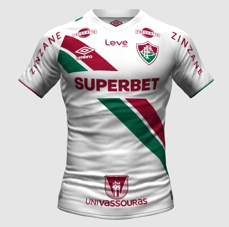 Nova Camisa Fluminense 2024/25 II Branca versão Jogador - [FRETE GRÁTIS]