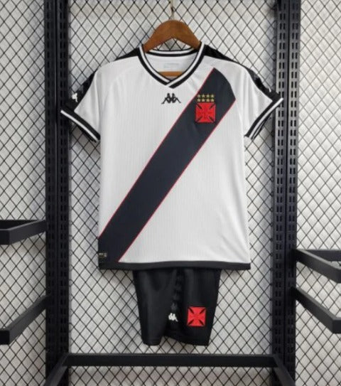 Kit infantil Vasco Away 2024/25 (FRETE GRÁTIS)