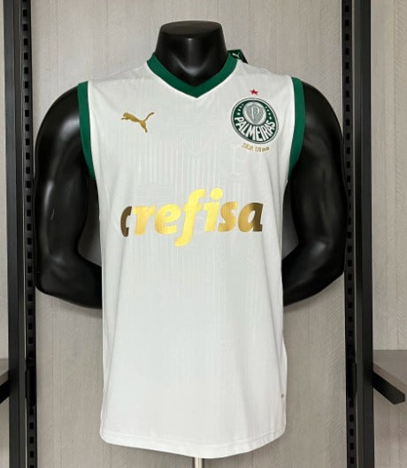 Camisa Puma Palmeiras II 2024/25 Branca - Regata (FRETE GRÁTIS)