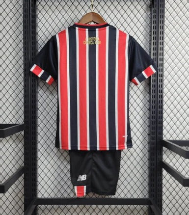 Novo Kit Infantil São Paulo II New Balance Camisa + Shorts 2024/25 (FRETE GRÁTIS)