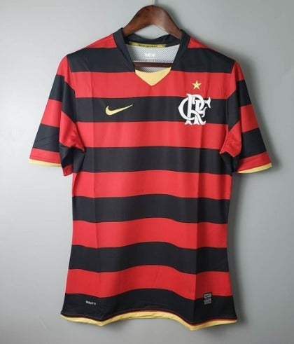 Camisa Flamengo Retrô 2009 Vermelha e Preta [FRETE GRÁTIS]