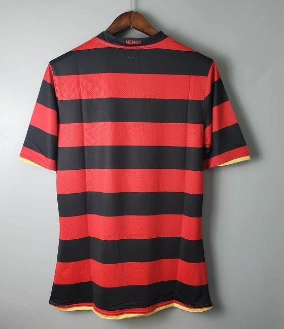 Camisa Flamengo Retrô 2009 Vermelha e Preta [FRETE GRÁTIS]