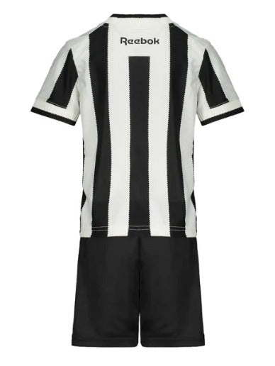 Novo Kit Infantil Camisa Botafogo + Shorts I 24/25 Preto e Branco [FRETE GRÁTIS]