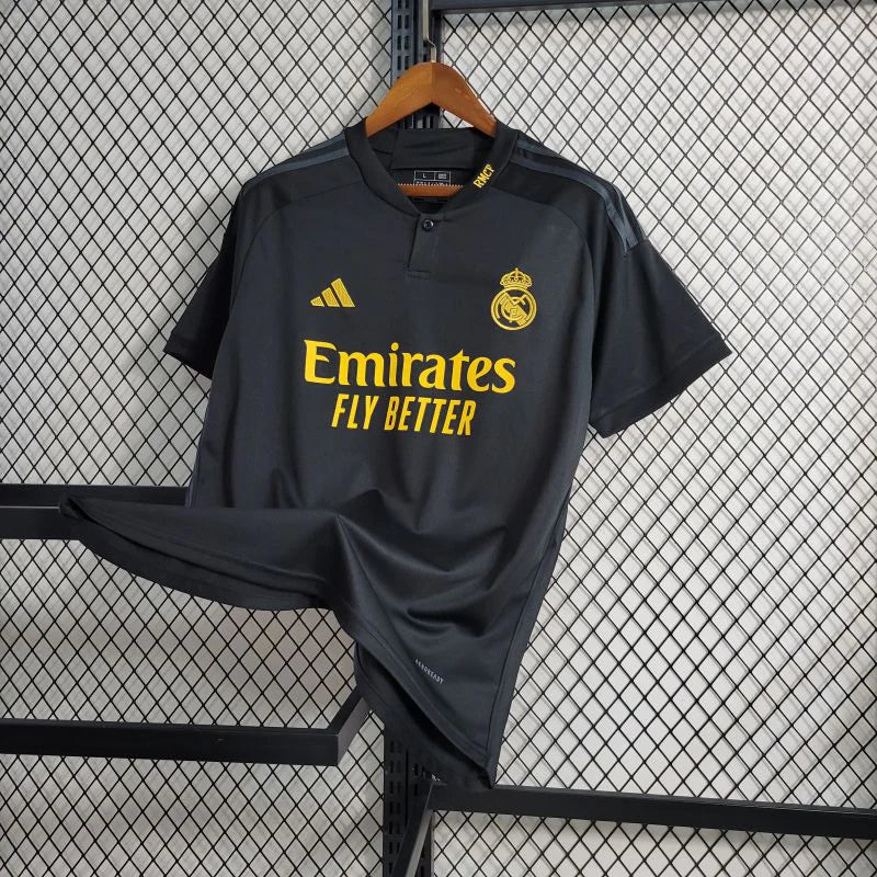 Nova Camisa Real Madrid Preta 2023/24 [FRETE GRÁTIS]