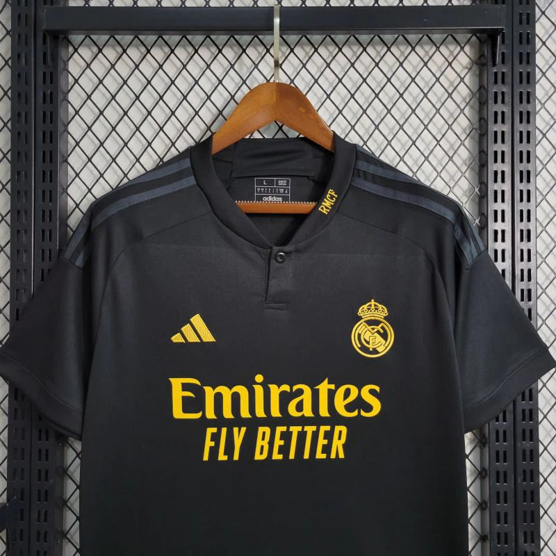 Nova Camisa Real Madrid Preta 2023/24 [FRETE GRÁTIS]