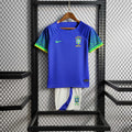 Kit Infantil Nova Camisa + Shorts Nike do Brasil - Nova Camisa da Seleção Brasileira Copa QATAR 2022