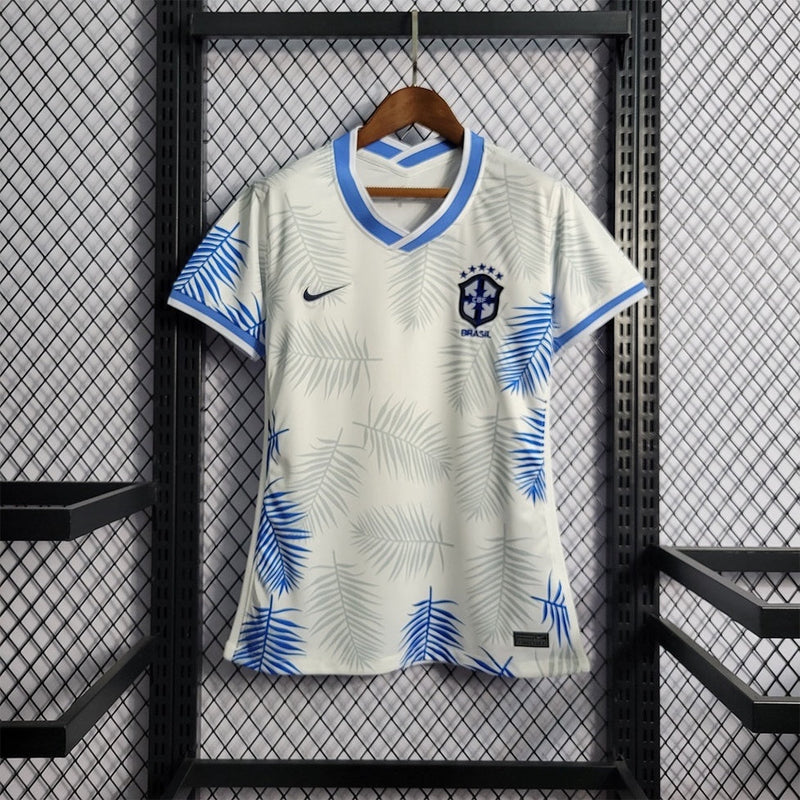 Camisa Nike do Brasil - Branco Tropical [PERSONALIZÁVEL]